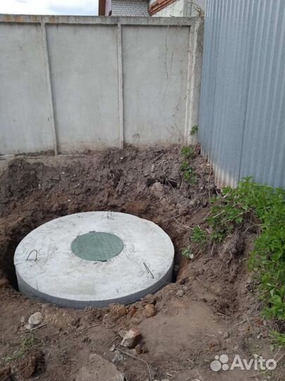 Септик из жби колец под ключ