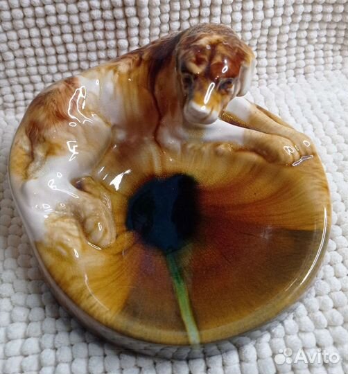 Пепельница (Статуэтка) Охотничья собака СССР