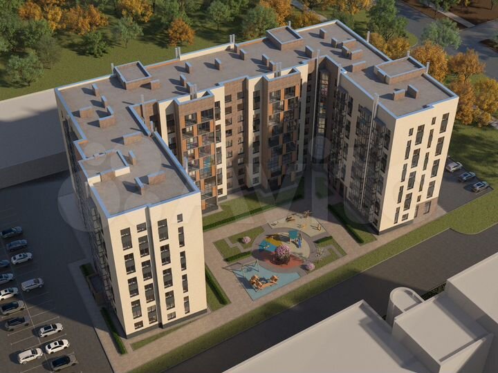 2-к. квартира, 62,6 м², 4/9 эт.