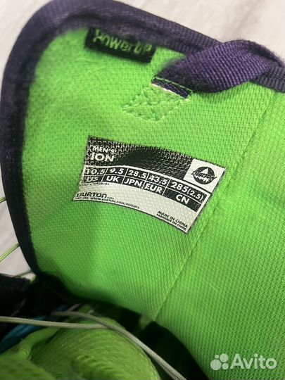 Сноубордические ботинки burton ION 43,5