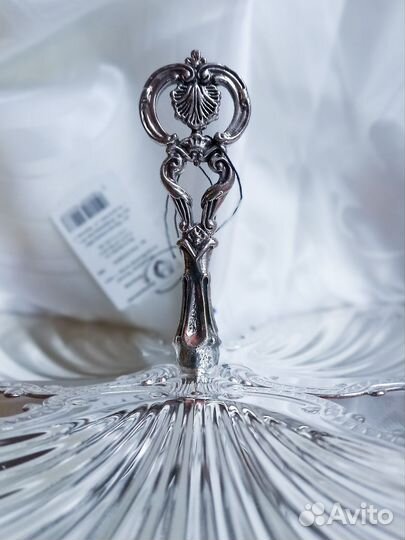 Менажница посеребренная, посуда для дома