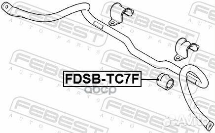 Втулка стабилизатора ford explorer 02-10 пер. F