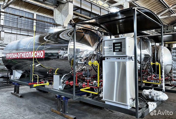 АГЗС в огне-тепло-защитой (хром)