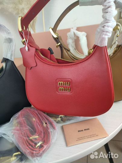 Сумка через плечо miu miu 4 цвета