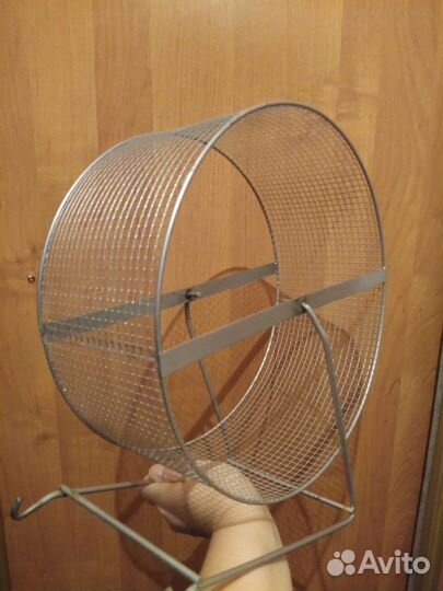 Огромное Колесо металлическое для крыс, шиншилл