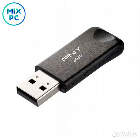 Флеш диск 64GB PNY attcla USB 2.0