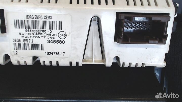 Дисплей компьютера Peugeot 407, 2006