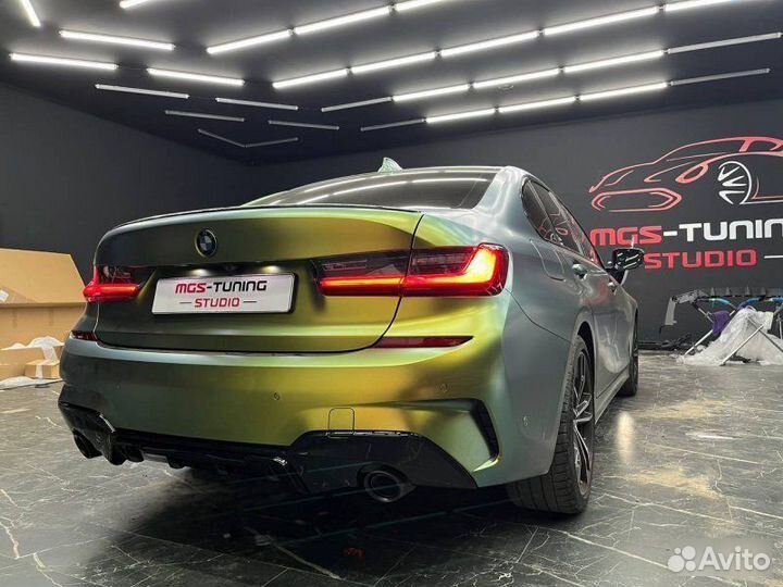 Диффузор стиль M-Performance Competition BMW 3 G20