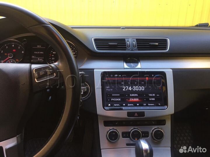 Магнитола Android на VW B7 с установкой