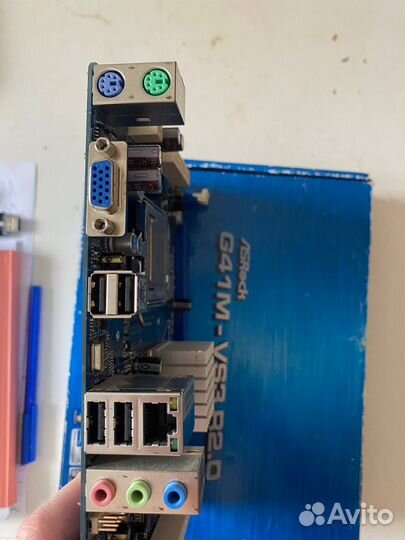 Материнская плата с процессором