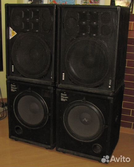 Колонки F.Audio 2160-4320W Сабвуферы C-Mark 4ш 15