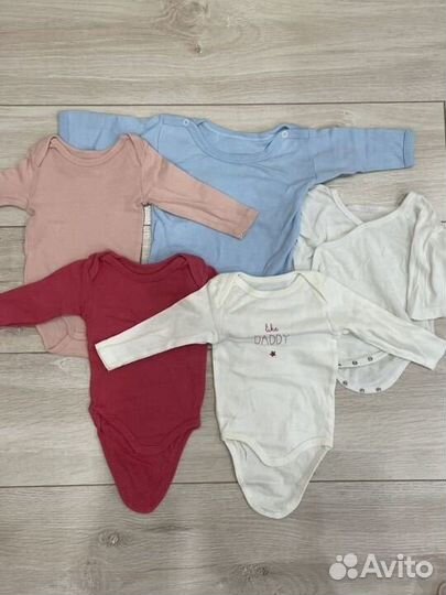 Вещи пакетом на девочку 3-6 мес