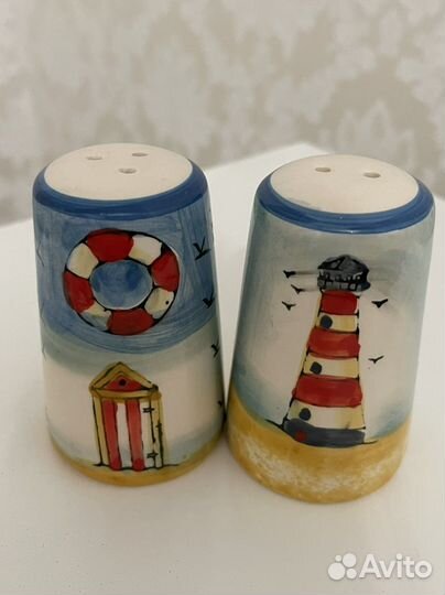 Солонка и перечница (ручная роспись)