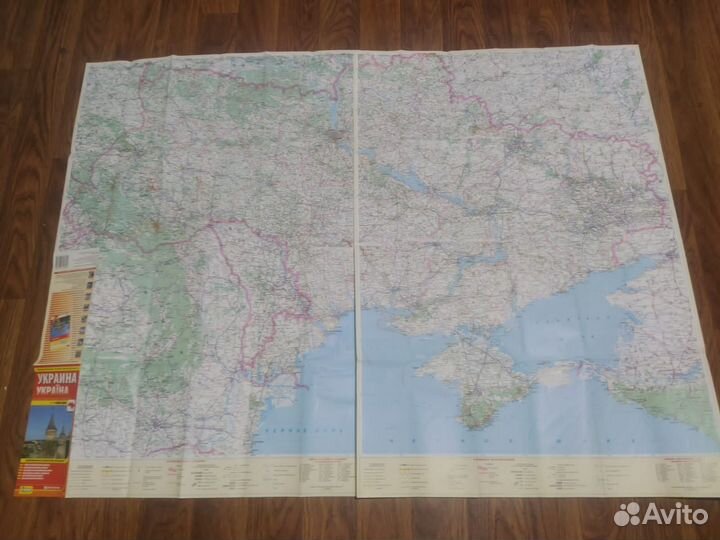 Карта Украины. УССР