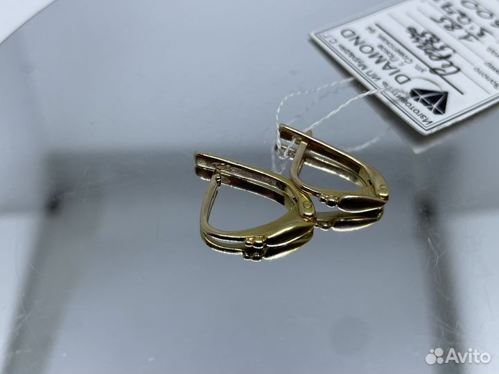 Золотые серьги