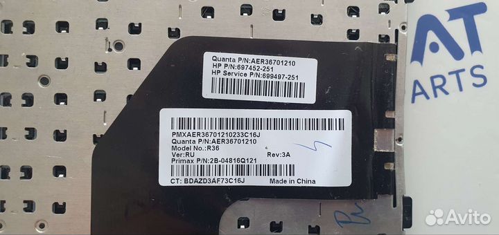 Клавиатура HP pavilion G6-2000