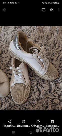 Кроссовки женские 5пар б/у р.40