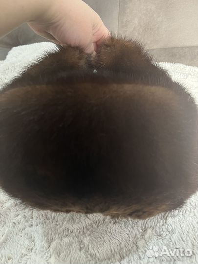 Норковая шапка мужская