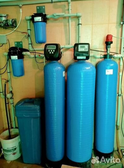 Система очистки воды Обезжелезивание Умягчение