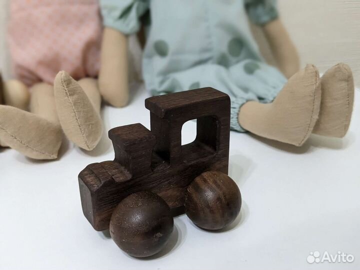 Машинки грызунки деревянные
