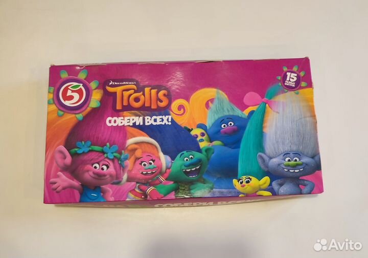 Набор ластиков Тролли (коллекция из 15 штук)