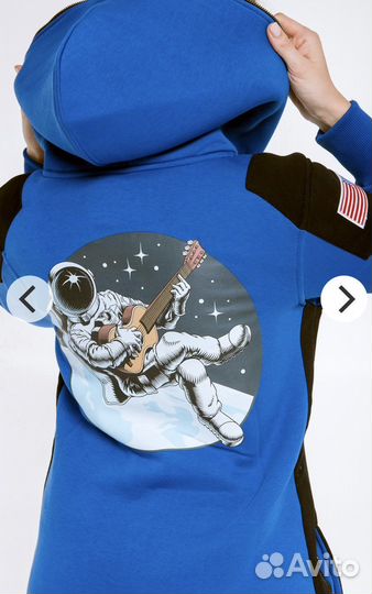 Комбинезон из футера The One Space X Blue