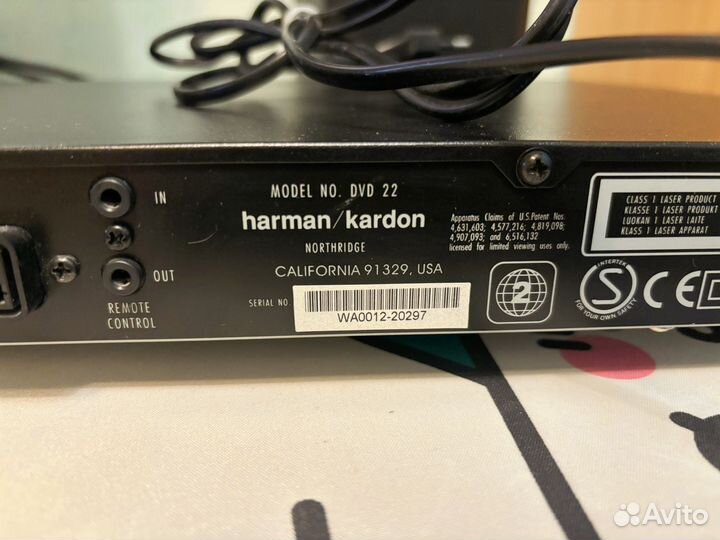 DvD проигрыватель Harman Kardon DVD 22