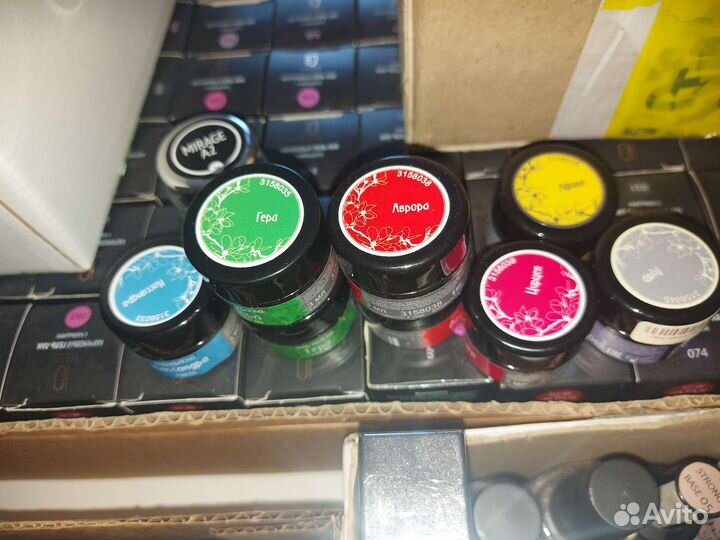 Гель краски Втирка и гельлаки для маникюра