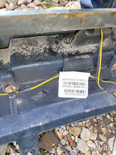 Задний бампер на лада 2190