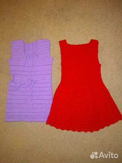 Тёплые новые платья для девочек