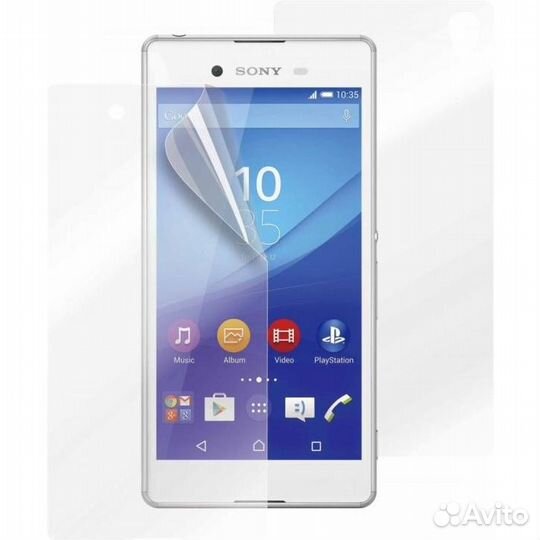 Защитные плёнки Sony Xperia M4 Aqua (Back'n'Front)