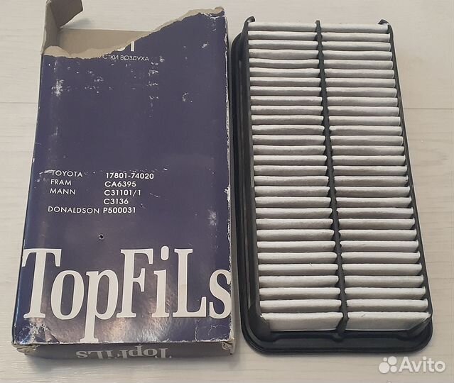 Воздушный фильтр toyota