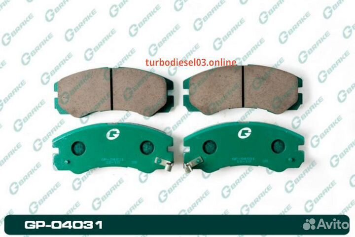 Колодки G-brake GP-04031 GP04031 G-brake