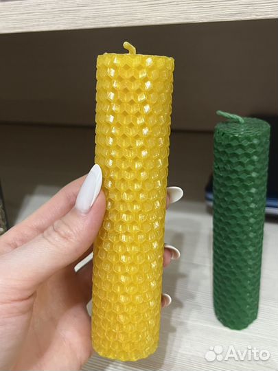 Свечи из вощины набор