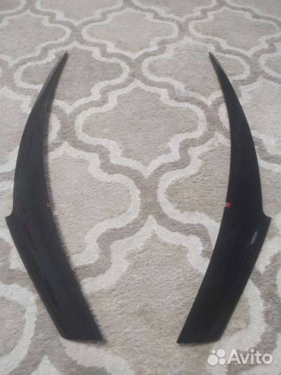 Реснички на фары Hyundai Solaris