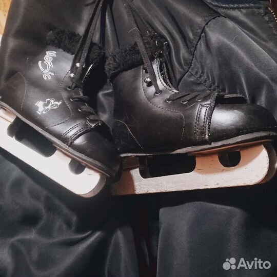 Коньки детские двухполозные 29-30 размер