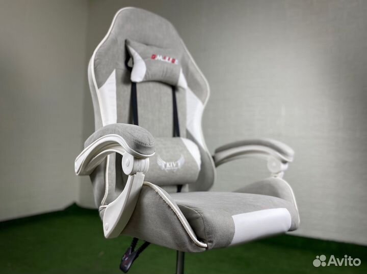 Компьютерное кресло ткань серое 308