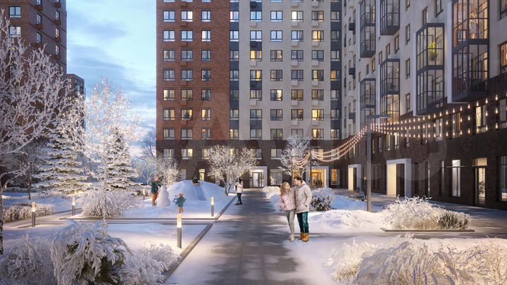 2-к. квартира, 59,8 м², 16/17 эт.