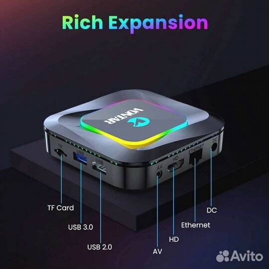 Vontar R3 4/64 Настроенная андроид приставка iptv