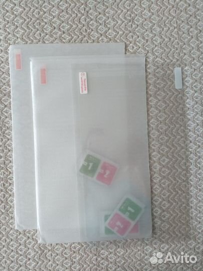 2 защитных стекла и плёнка на samsung tab s6 lite