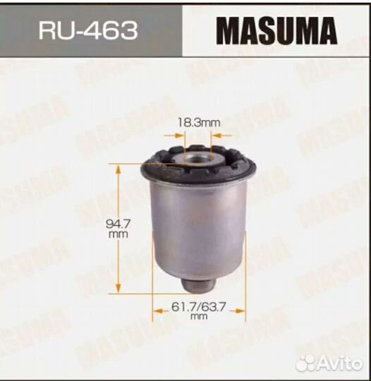 Сайлентблок masuma, RU-463