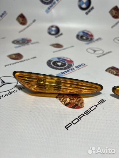 Повторители BMW E46 рест оранжевые желтые рыжие