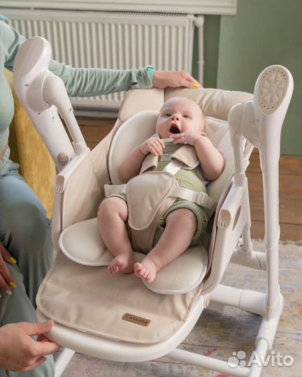 Стульчик для кормления-качели Carrello Cascata