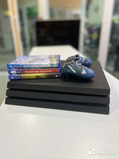 Sony PS4 pro V2 +3 диска