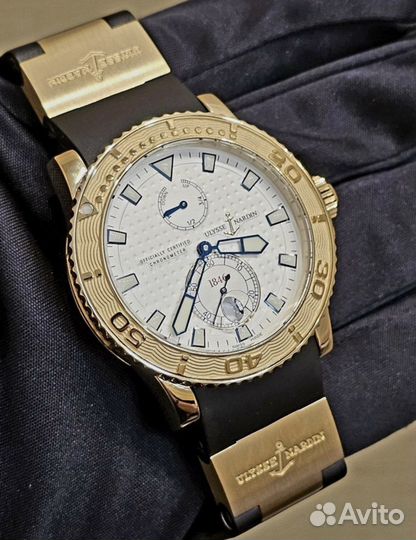 Часы золотые Ulysse Nardin 43 mm