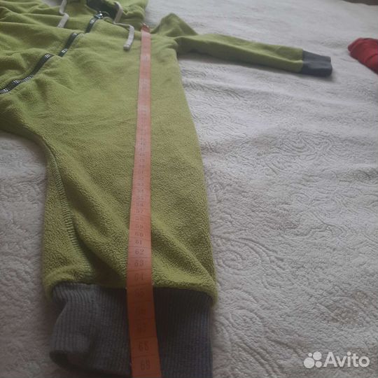 Флисовый комбинезон, поддева 86+