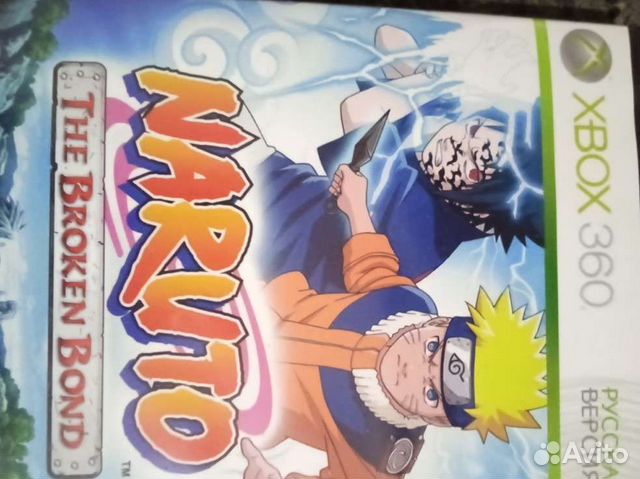 Диск xbox360. Naruto the broken bond