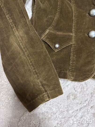 Вельветовый жакет 42