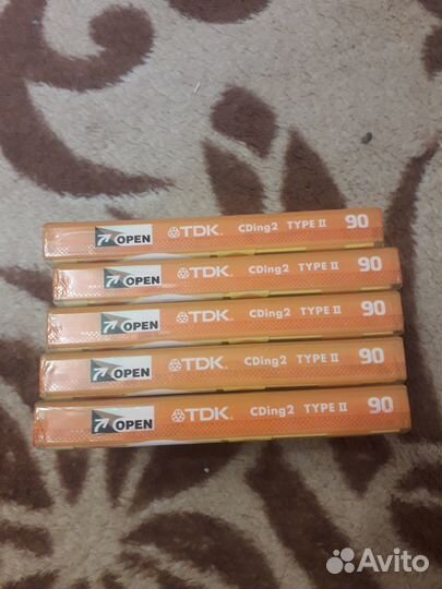 Аудиокассеты TDK CDing 2 90 (Japan, хром, новые)