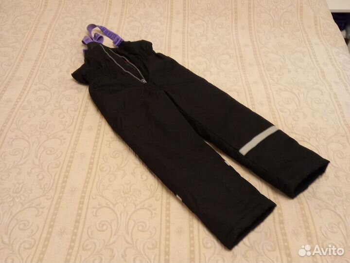 Штаны комбинезон зимний для девочки 128